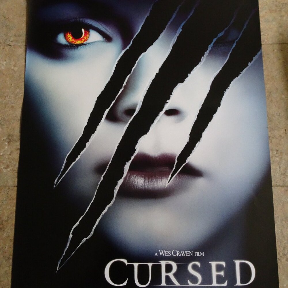 CURSED - MOVIE POSTER WITH CHRISTINA RICCI A WES CRAVEN FILM
